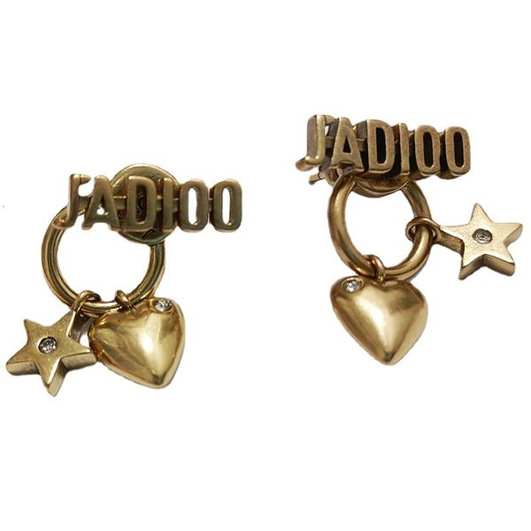 

fashion earrings s925 silver needle geometry 2021 star's same style, Golden