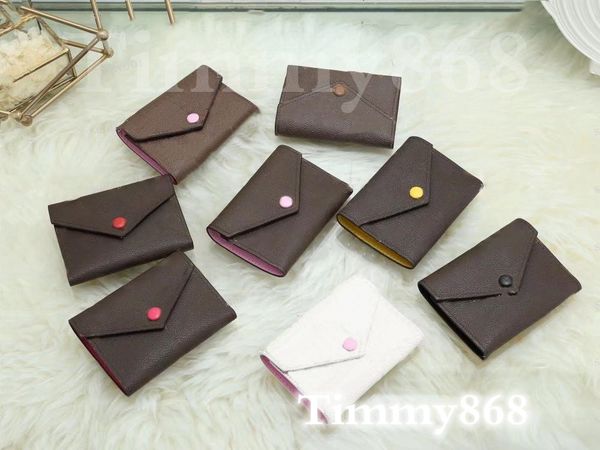 

brown fold short wallet 8 colours printing wallets flower most stylish way to carry around money, cards , coins men and women leather purse, Red;black