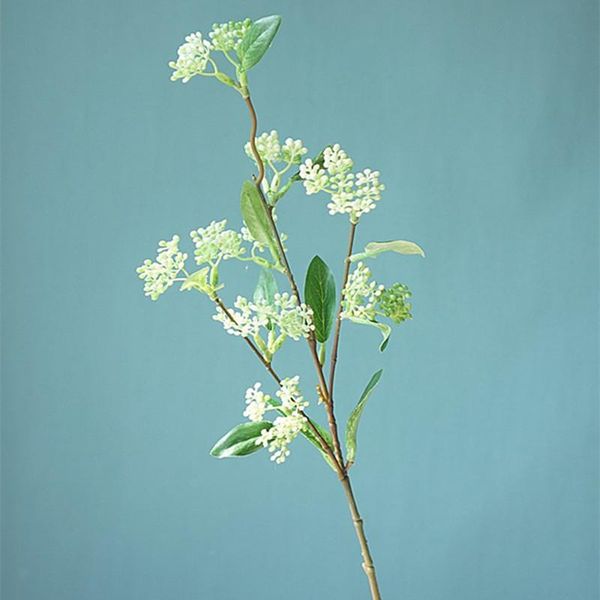 

real looking cuifeng fruit branch with leaves artificial flowers for xmas home decor floral flores artificiales greenery leaf decorative & w