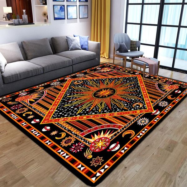 

carpets nordic retro style for living room bedroom floor mats kids play carpet delicate abstract art printing home area rug