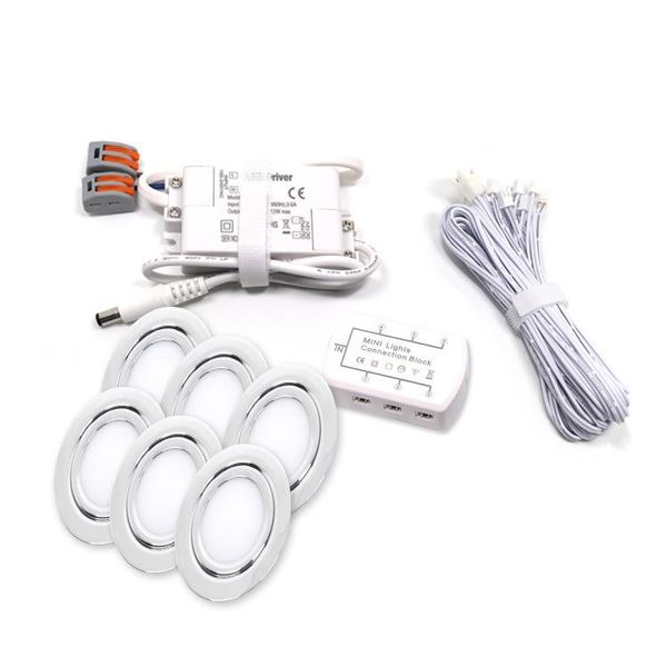 

6pcs/lot led mini light 3w cabinet