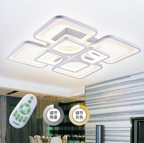 

ceiling lights led rectangular living room modern lamp stepless dimming bedroom study lighting lamps