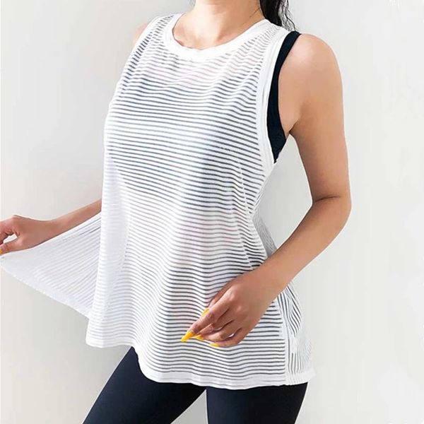 

yoga outfit nwt 2021 women tank hallow out open quick dry running vest loose gym