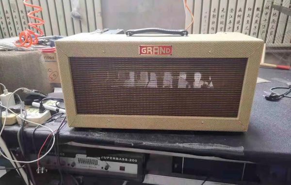 Personalizado 57 Tweed gêmeo guitarra amp hand-wired todo tubo combo guitarra amplificador 40w cabeça