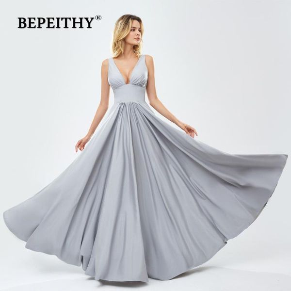 

party dresses bepeithy deep v-neck long evening 2021 vestido de festa vintage prom dress abendkleider, White;black