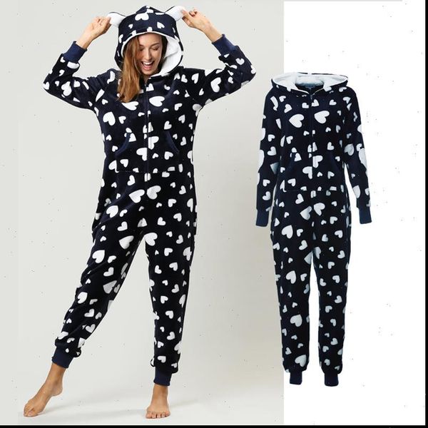 

winter pajama set warm flannel womens sleepwears hooded with pocket onesie fluffy sleepwear female one piece jump suits pyjama homewear, Black;red