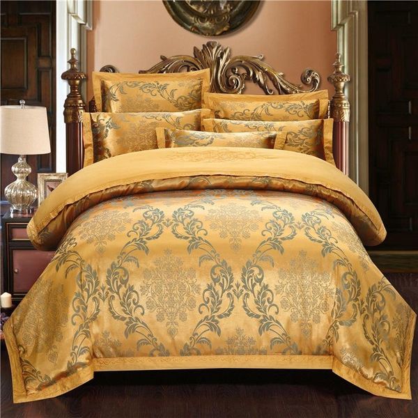 

bedding sets simple fashion cotton luxury quilt cover pillowcase bed sheet euro style satin home textile king  twin for oceania