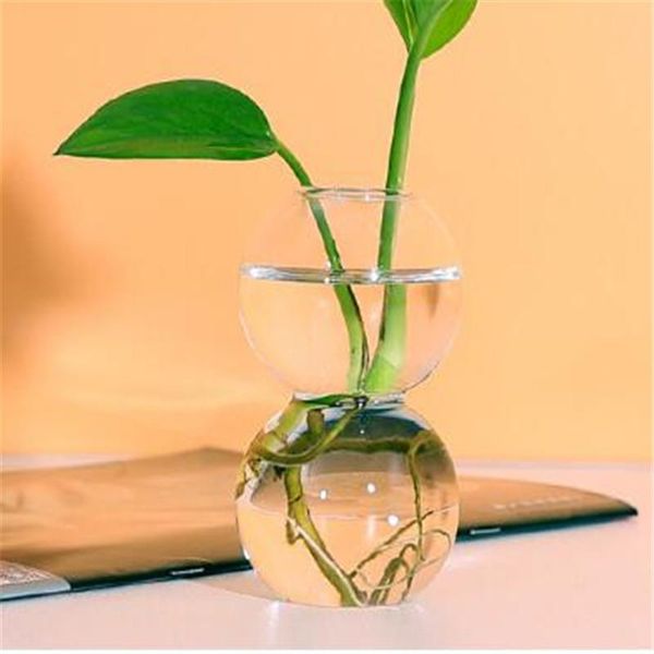 

vases glass vase crystal ball bubble flower art home decoration