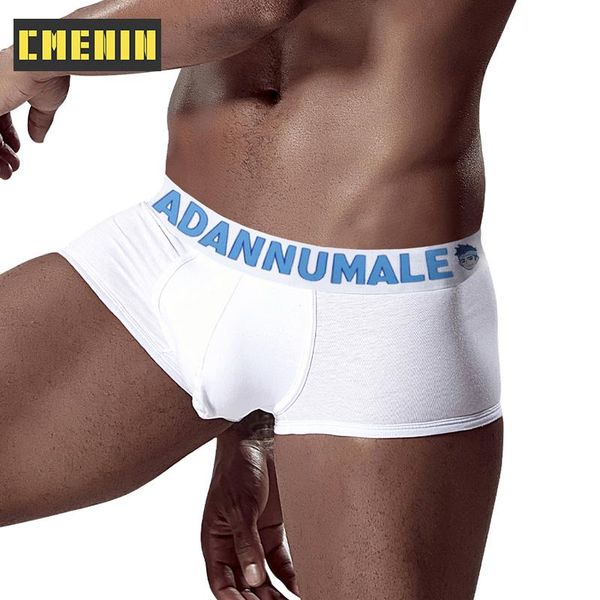 

underpants cotton boxer man's underwear men soft men's boxershorts long man ad7104, Black;white