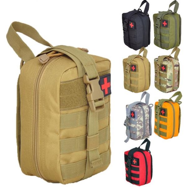 borsa per tattiche molle custodia per accessori medici kit di pronto soccorso mimetico campeggio all'aperto arrampicata sopravvivenza borse portaoggetti kit di emergenza mini