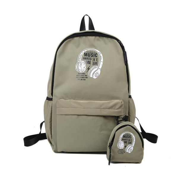 

pcs/set schoolbag girls backpacks teenage cute pink oxford bookbags women college style middle student school bags green