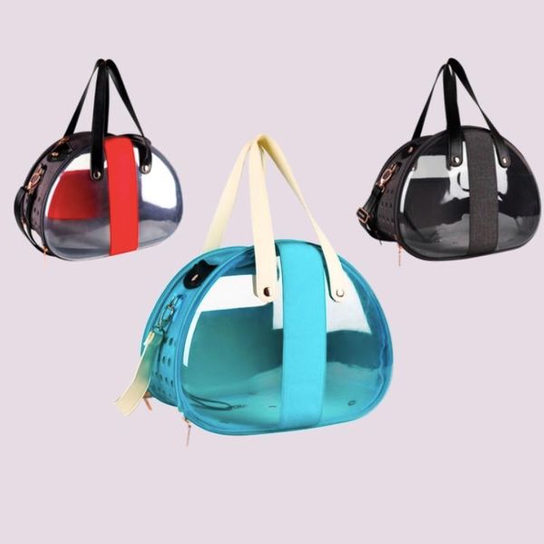 

cat carriers,crates & houses transparent portable carrier dog shoulder travel bag foldable for pet large space comfortable tent outdoor supp