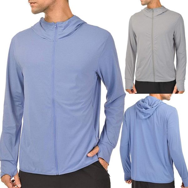 

men's jackets 2021 spring summer sunscreen fishing clothing long sleeve outwear running sportswear anti-ultraviolet, Black;brown