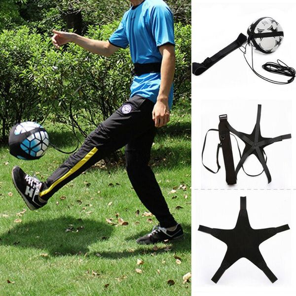 

belts child kids football self training kick practice trainer adjustable waist belt equipment returner self-training, Black;brown
