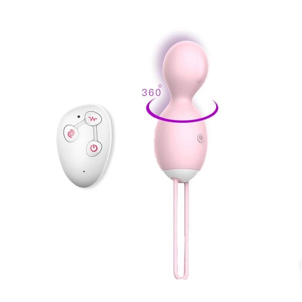 2021360 Rotação Controle Remoto Sem Fio Vibradores Salto Ovo Feminino Estimulador Clitoral Vaginal G-Spot Massager Brinquedo Sexo Para MulheresFactory Dire