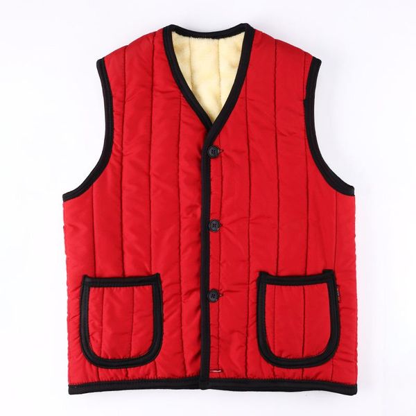 

women's vests 2021 women sleeveless vest winter warm plus velvet jacket female veats casual solid v-neck waistcoat, Black;white