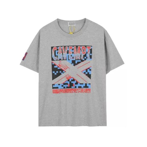 

men's t-shirts high street brand c.e 21ss intersection print oversized t-shirt women's streetwear clothing y2k, White;black