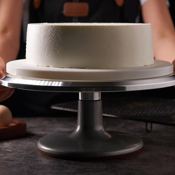 

aluminum alloy turntable cake table rotating decoration kitchen baking tools & pastry