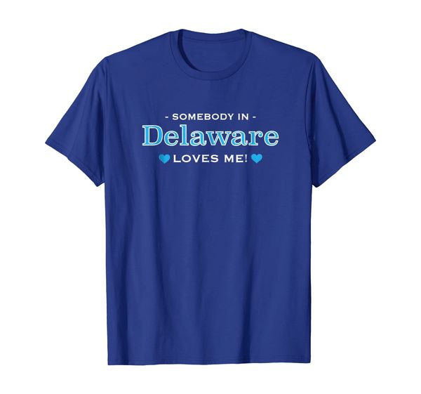 

someone in delaware loves me t-shirt | adorable gift :), White;black