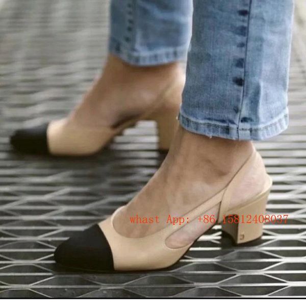 

dress shoes designer original mixted color women fashional sheepskin really leather lady 2021 luxury high heels, Black