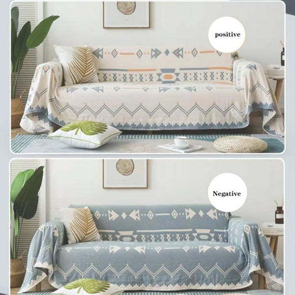 

blankets knitted cotton throw blanket bedspread for bed 2 side muslin soft large single double summer cover sofa couch