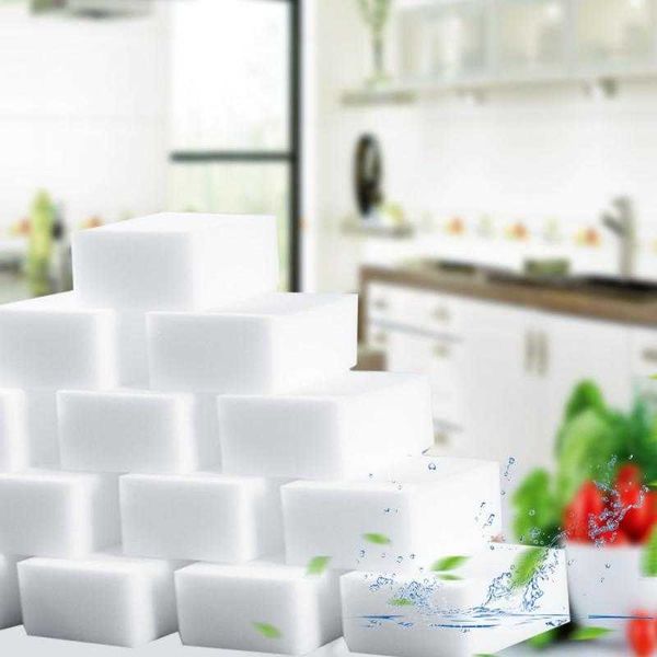

cleaning cloths white melamine magic sponge cleaner eraser multi-functional dish kitchen bathroom tools 100pcs/lot wholesale