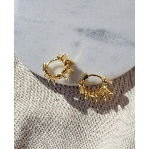 

stud gold thread twist studs earrings for women vintage circle hooops spiral statement charm jewelry gift, Golden;silver