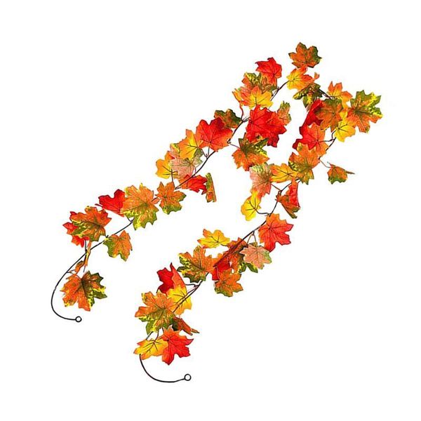 

decorative flowers & wreaths 1pc artificial autumn rattan fall for festival