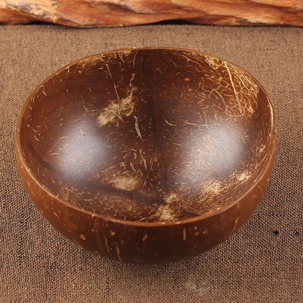 

bowls vintage natural coconut shell bowl eco-friendly ice cream scoop creative fruit handicraft decoration kitchen tableware