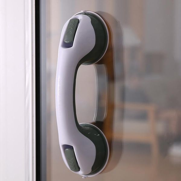

bath accessory set bathroom anti-slip large suction cup handrails no punching unmarked glass door handle wholesale