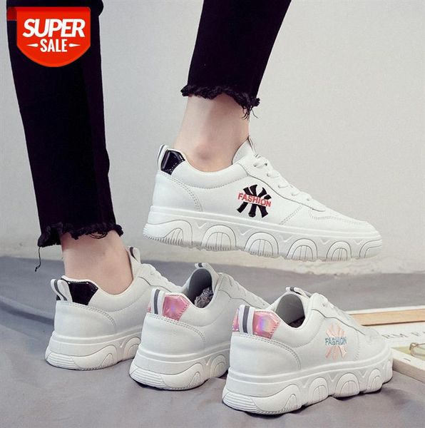 

women's shoes, small white female students, korean style single all-match breathable sneakers #br7m