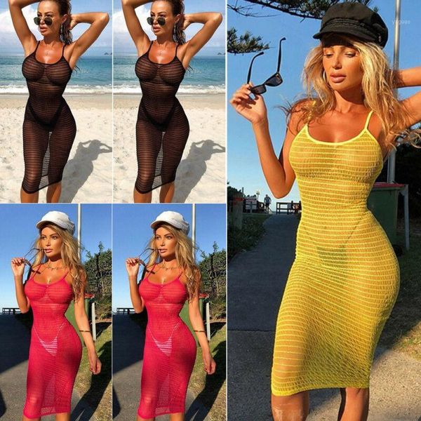 

womens lace summer crochet bathing suit bikini mesh fishnet swimwear cover up beach dress hollow out one piece women's, White;black