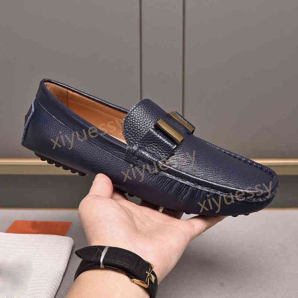 

dress shoes men fashion genuine leather wedding party mens business oxfords gentlemen walk casual peas shoe comfort d56y, Black
