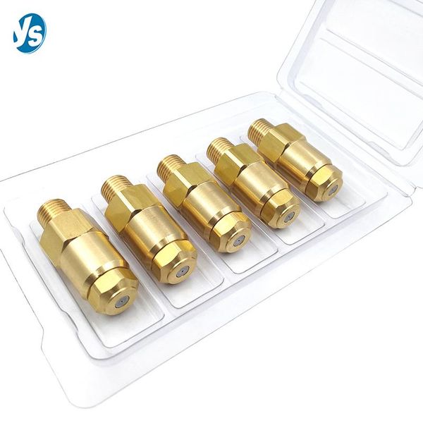 

watering equipments (10 pieces) brass lnn aaz fine atomizing mist spray nozzle 1/4 inch bspt/npt