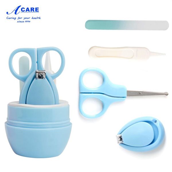 

baby healthcare kits nail care set infant finger trimmer scissors clippers cartoon animal storage box for travel art