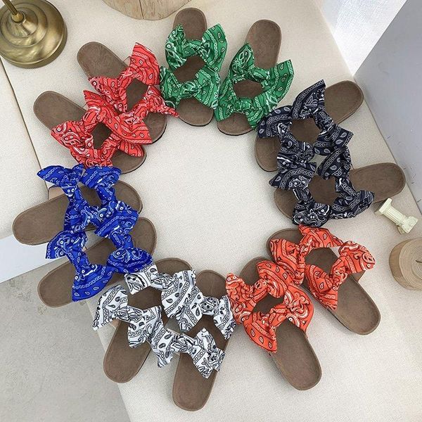 

summer slippers woman slip on sandals bow flat linen casual slides espadrille shoes open toe platform sandalias mujer 2021, Black