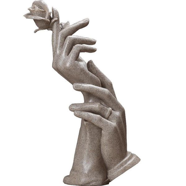 

decorative objects & figurines nordic simple modern hand in rose wedding anniversary valentine's day gift creative home living room dec
