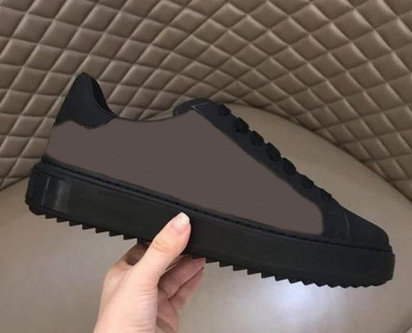 

men casual shoes real leather sneakers loafers lace up low fashion luxurys designers shoe man with box