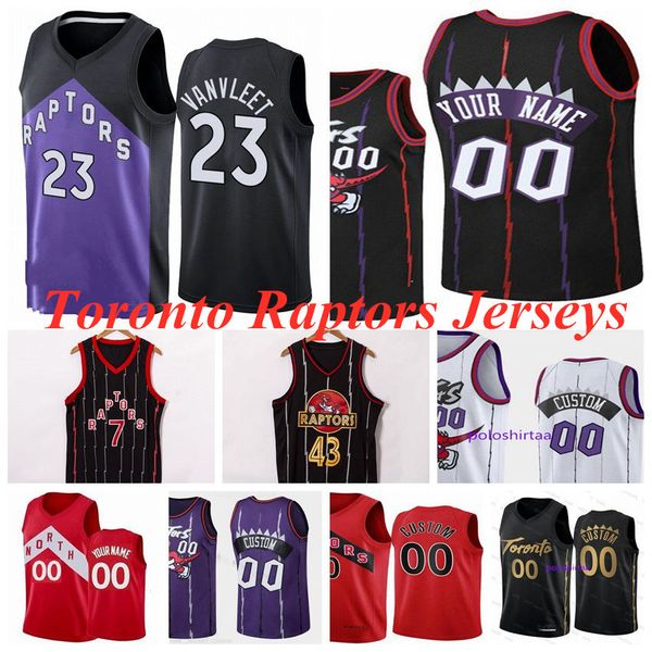

torontoraptorsbasketball jerseys 43 siakam kyle 7 lowry 1 mcgrady 15 carter 3 anunoby chris 25 boucher fred 23 vanvleet jersey c, Black;red