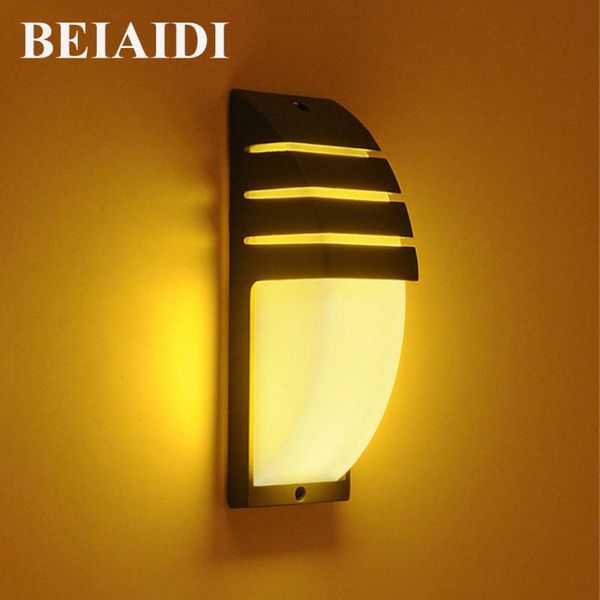 

outdoor wall lamps beiaidi 6w 20w nordic led garden porch light waterproof aluminum el villa corridor pathway lighting fixture