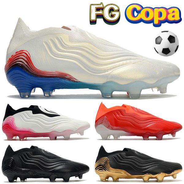 Обувь Copa Sense FG Мужские футбольные красный тройной черный золотой металлический облако белый глубокий синий многоцветные футбольные кроссовки шипы