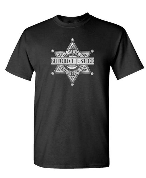 

men's t-shirts re-elect buford justice - smokey 80's movie mens cotton t-shirt, White;black