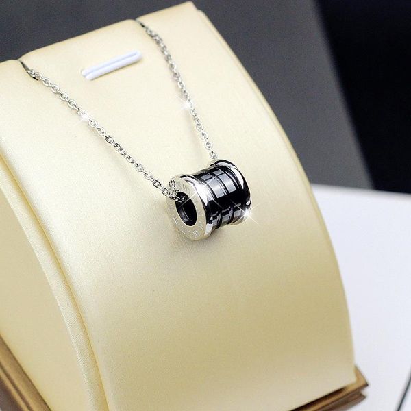 

chains fashion women korean style celebrity necklace ceramics clavicle chain girls resin choker, Silver