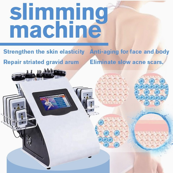 

6 in 1 vacuum laser radio frequency rf 40k cavi lipo slimming ultrasonic liposuction 40k ultrasonic cavitation machine for spa salon use #01