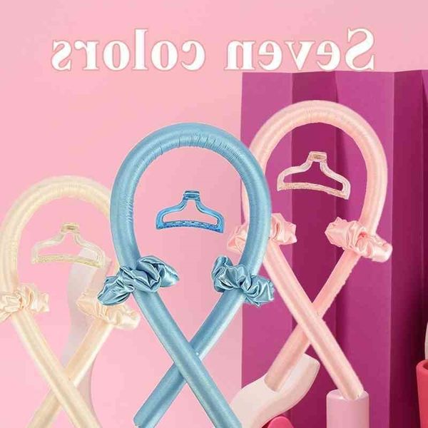 

curls curler wavy foam professional sticks no-heating headband healthy curling hair accessories styling