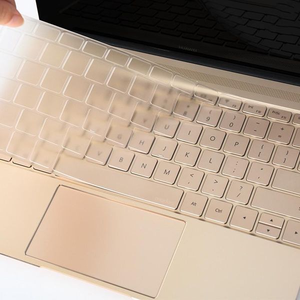 

inch tpu clear skin lapkeyboard cover for huawei matebook x wt-w09 wt-w19 wt-wx9 stickers covers