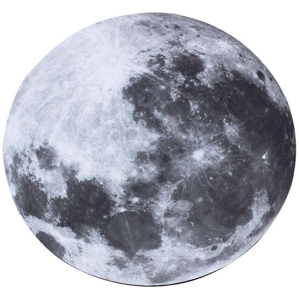 

mouse pads & wrist rests 8 inch 20cm grey moon light pad mat for computer lapdeskaccessories (grey)