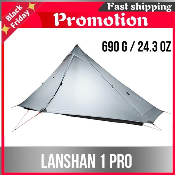 

tents and shelters official lanshan 1 pro tent outdoor person ultralight camping 3 season professional 20d silnylon rodless
