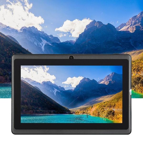 

player portable size tablet 7 inch for allwinner a33 pc 512mb+ 4gb 4.4 quad core q88 kids pad car dvd