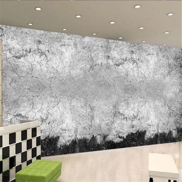 

wallpapers gray cement wall po for living room cafe bar retro industrial wind restaurant background decor mural paper 3d